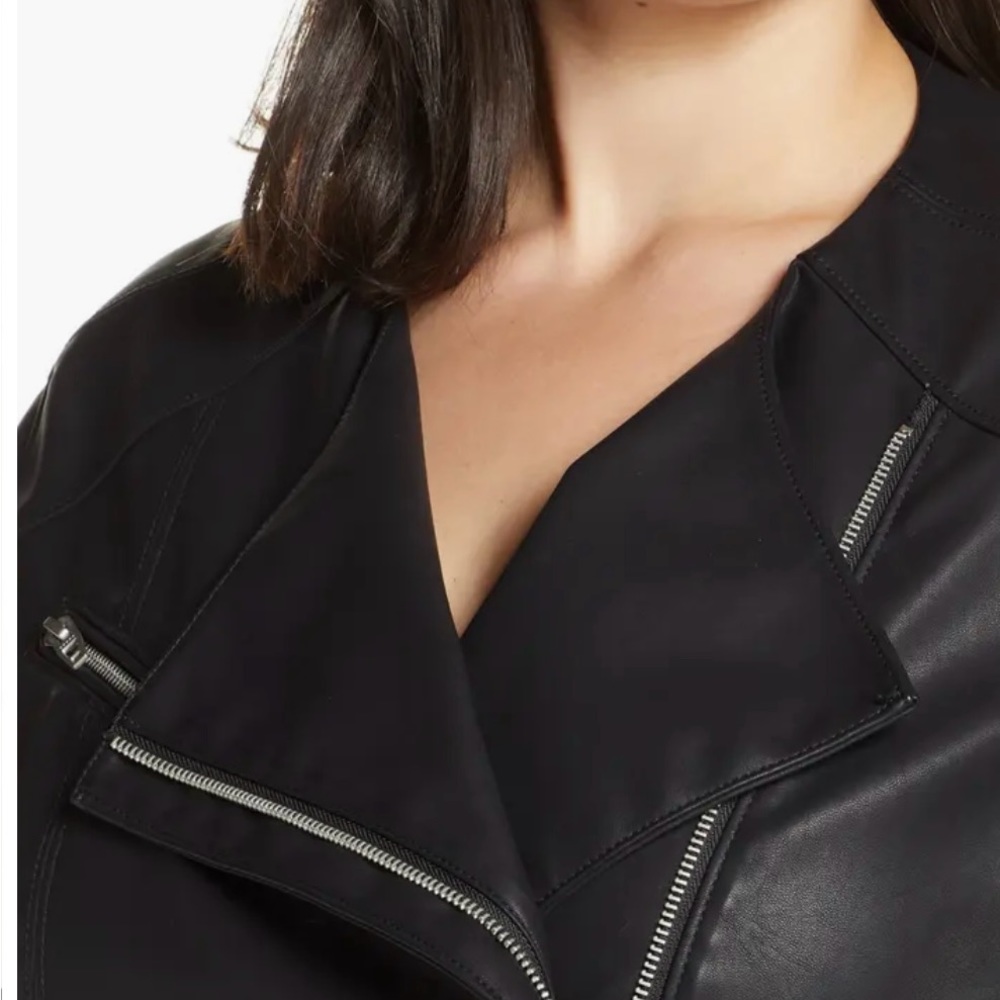 NEW-WOT-  BLANKNYC Record Breaker
Faux Leather Moto Jacket.